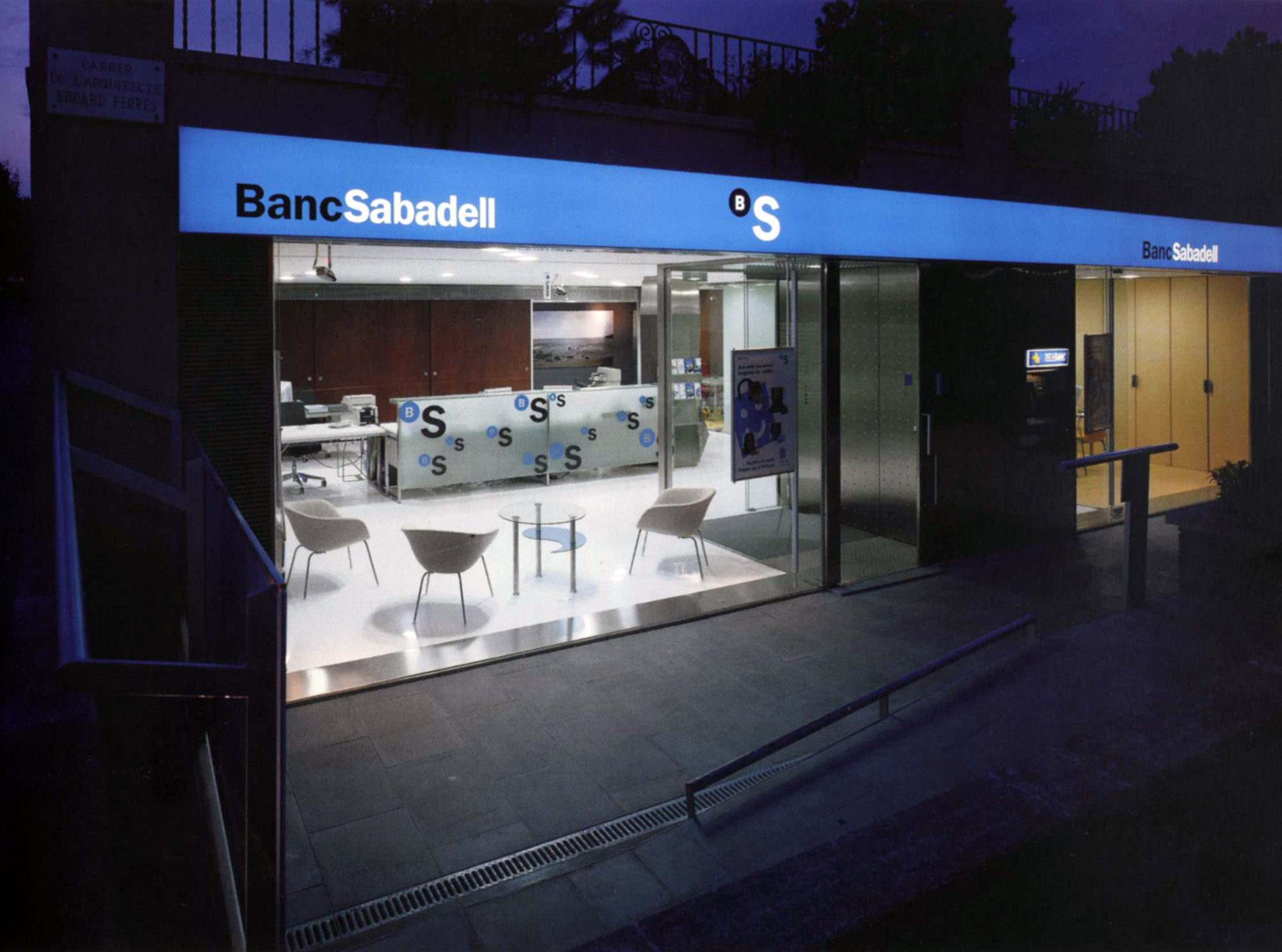 Bank Sabadell model office in Barcelona