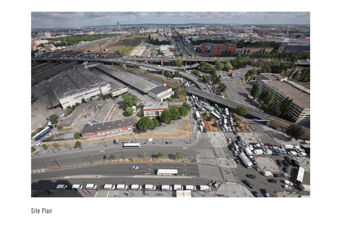 Site Plan - Condorcet Campus - Josep Lluís Mateo